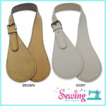 0421100010-12 Genuine Leather Handle Per PC 